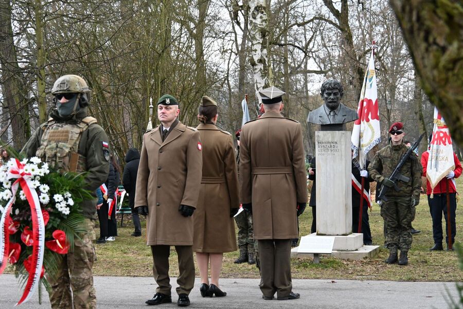 Krakowskie uroczystości w Narodowym Dniu Pamięci Żołnierzy Wyklętych. Fot. Janusz Ślęzak (IPN)