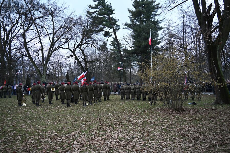 Krakowskie uroczystości w Narodowym Dniu Pamięci Żołnierzy Wyklętych. Fot. Janusz Ślęzak (IPN)