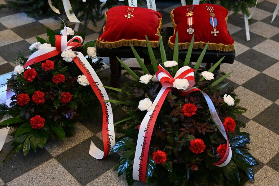 Pogrzeb kpt. Stanisława Pazurkiewicza. Fot. Janusz Ślęzak (IPN)