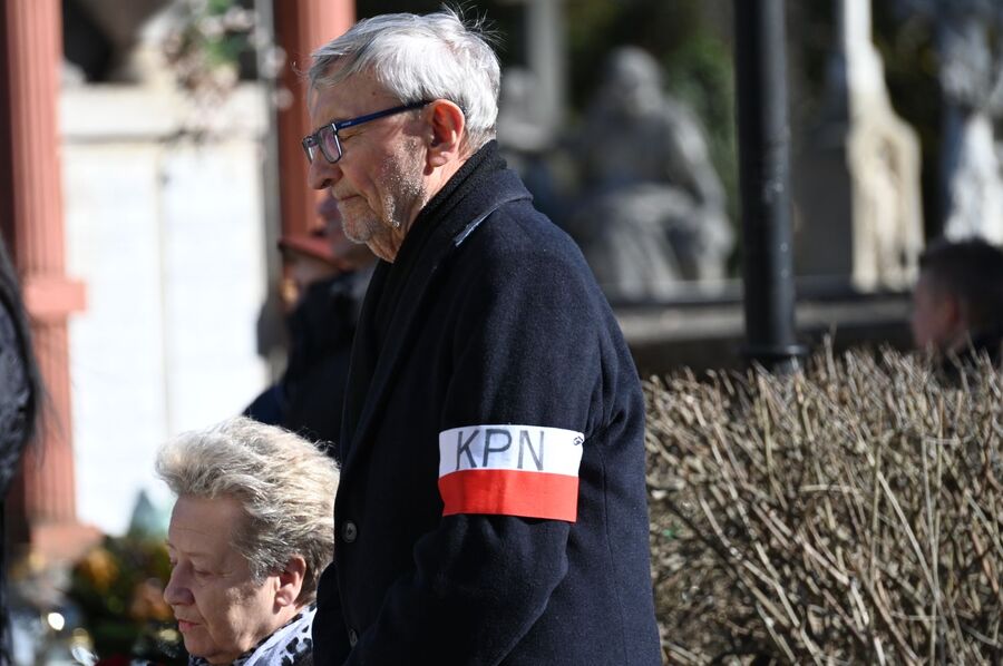 Pogrzeb kpt. Stanisława Pazurkiewicza. Fot. Janusz Ślęzak (IPN)