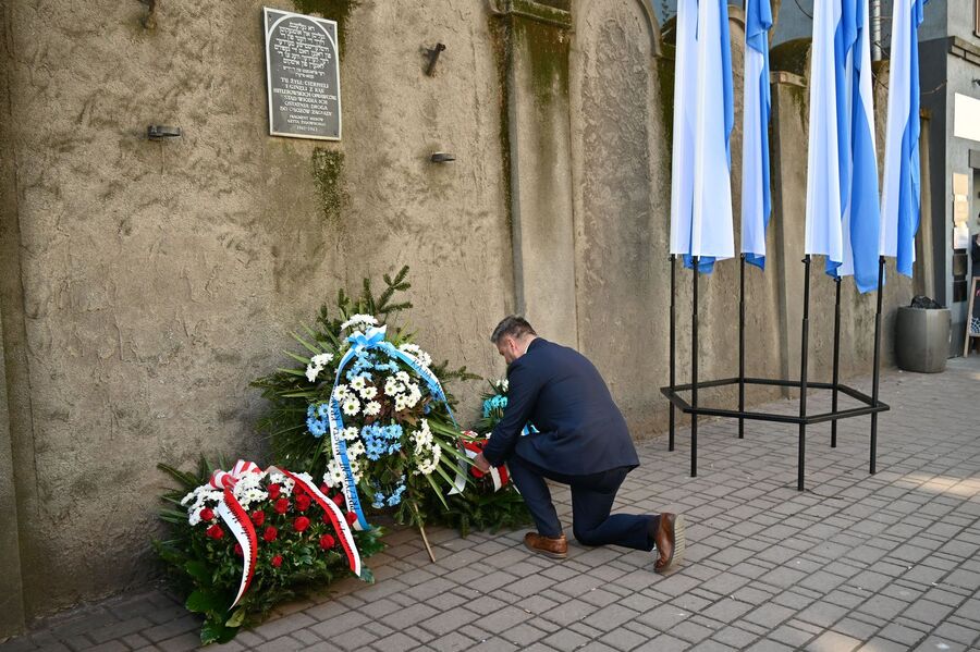 82. rocznica likwidacji krakowskiego getta. Fot. Janusz Ślęzak (IPN)