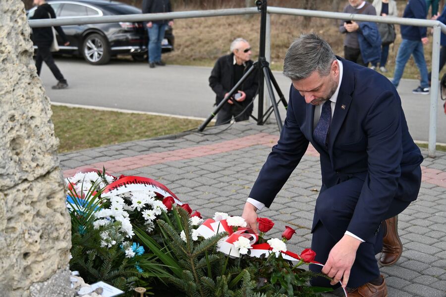 82. rocznica likwidacji krakowskiego getta. Fot. Janusz Ślęzak (IPN)