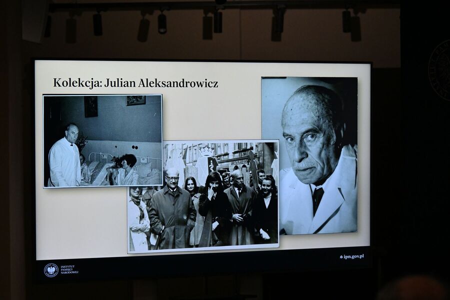 „Archiwalna środa” IPN o prof. Julianie Aleksandrowiczu. Fot. Janusz Ślęzak (IPN)