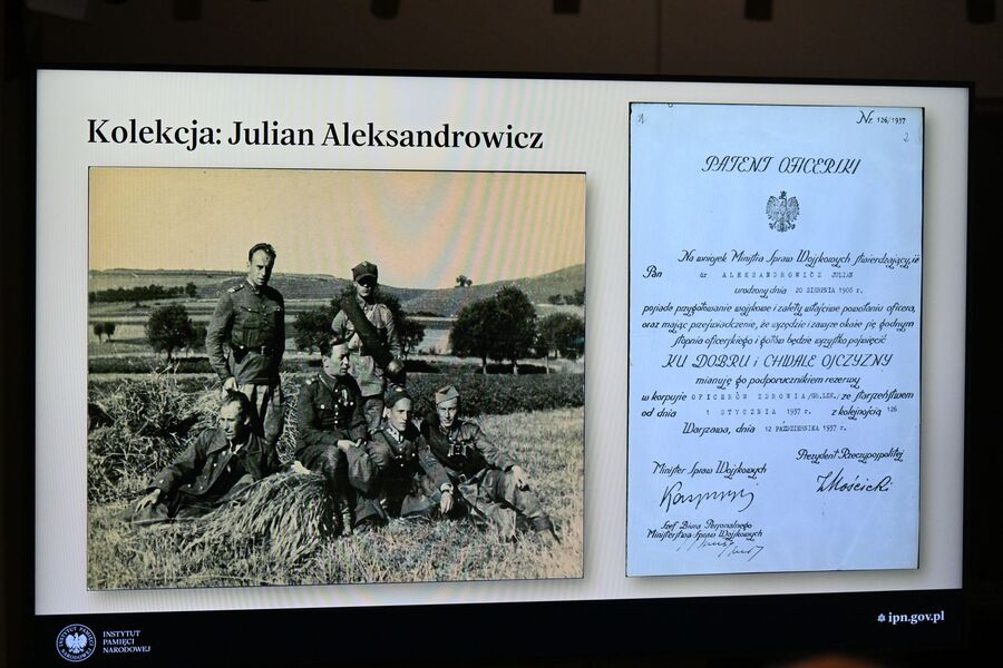 „Archiwalna środa” IPN o prof. Julianie Aleksandrowiczu. Fot. Janusz Ślęzak (IPN)