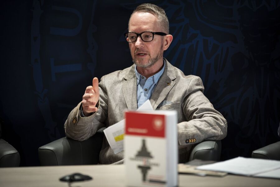 Krakowska Loża Historii Współczesnej o tarnowskiej bezpiece. Fot. Agnieszka Masłowska (IPN)