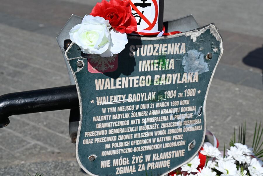 45. rocznica śmierci Walentego Badylaka. Fot. Janusz Ślęzak (IPN)