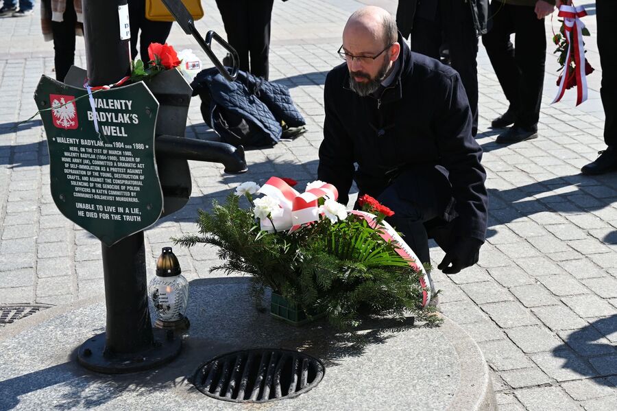 45. rocznica śmierci Walentego Badylaka. Fot. Janusz Ślęzak (IPN)