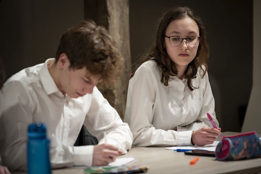 Faza grupowa X Małopolskiego Turnieju Debat Historycznych. Fot. Agnieszka Masłowska (IPN)