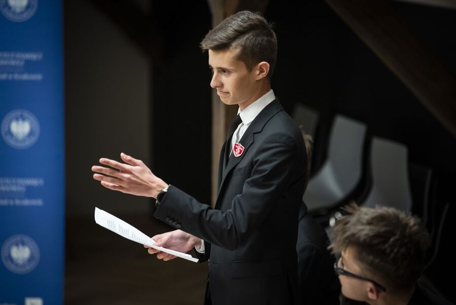 Faza grupowa X Małopolskiego Turnieju Debat Historycznych. Fot. Agnieszka Masłowska (IPN)