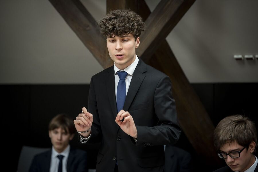 Faza grupowa X Małopolskiego Turnieju Debat Historycznych. Fot. Agnieszka Masłowska (IPN)