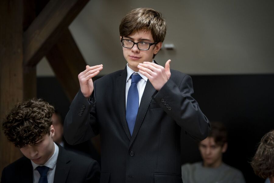 Faza grupowa X Małopolskiego Turnieju Debat Historycznych. Fot. Agnieszka Masłowska (IPN)