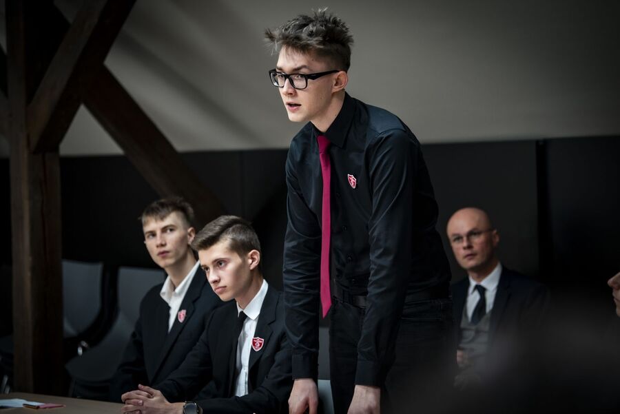 Faza grupowa X Małopolskiego Turnieju Debat Historycznych. Fot. Agnieszka Masłowska (IPN)