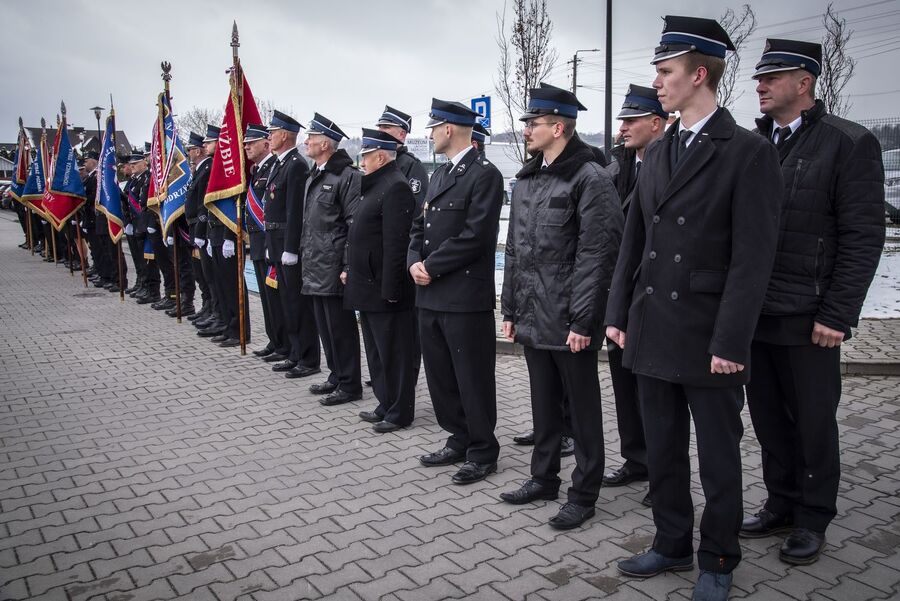 W Podegrodziu odsłonięto tablicę pamięci Stanisława Berowskiego. Fot. Agnieszka Masłowska (IPN)