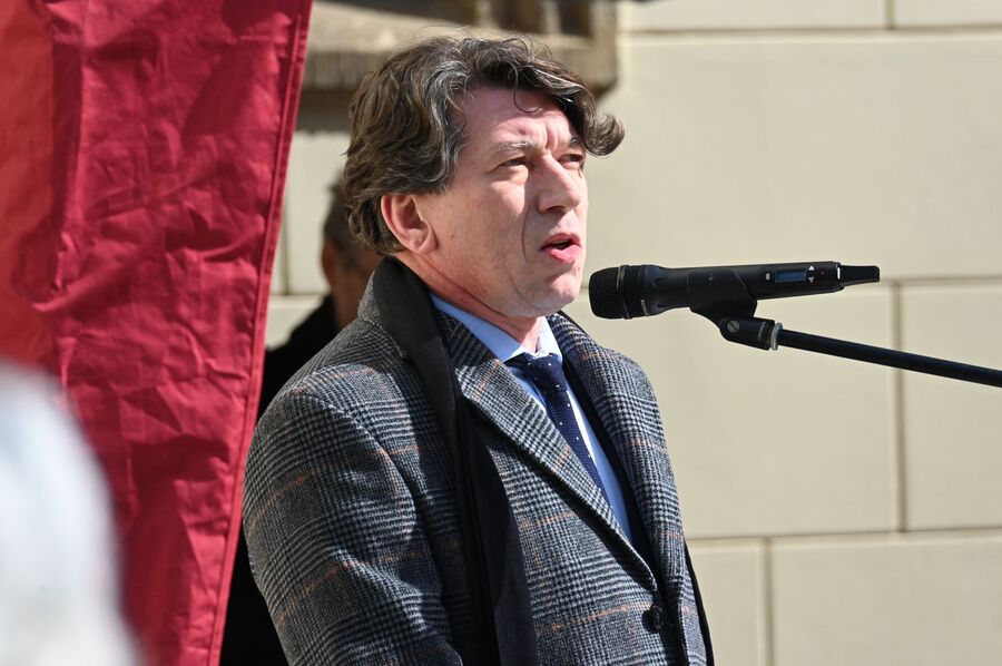 30. rocznica odsłonięcia Symbolicznej Mogiły Ofiar Komunizmu na cmentarzu Rakowickim. Fot. Janusz Ślęzak (IPN)