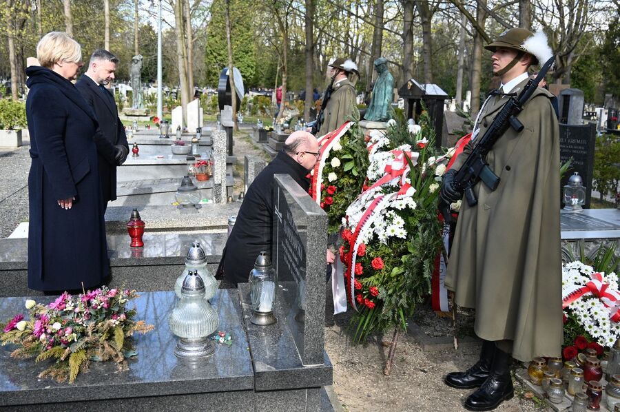 15. rocznica śmierci Janusza Kurtyki. Fot. Janusz Ślęzak (IPN)