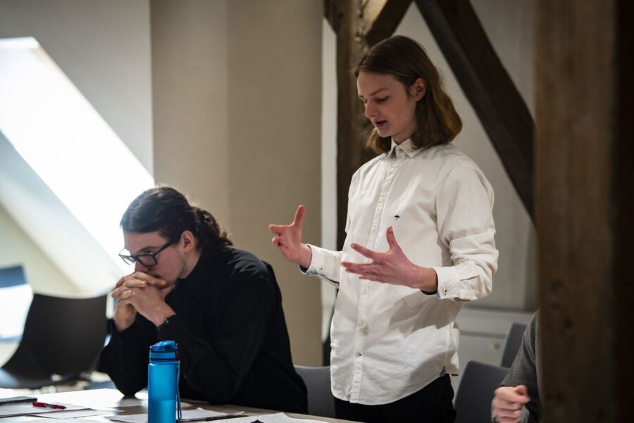 Finał X Małopolskiego Turnieju Debat Historycznych. Fot. Agnieszka Masłowska (IPN)