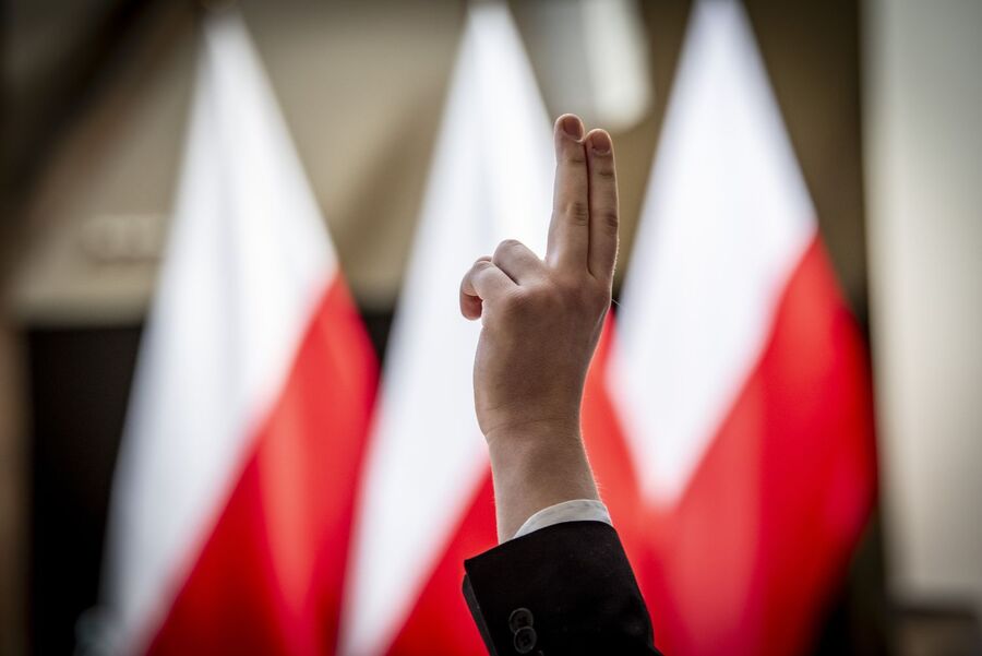 Finał X Małopolskiego Turnieju Debat Historycznych. Fot. Agnieszka Masłowska (IPN)