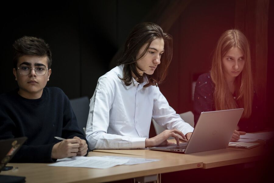 Finał X Małopolskiego Turnieju Debat Historycznych. Fot. Agnieszka Masłowska (IPN)