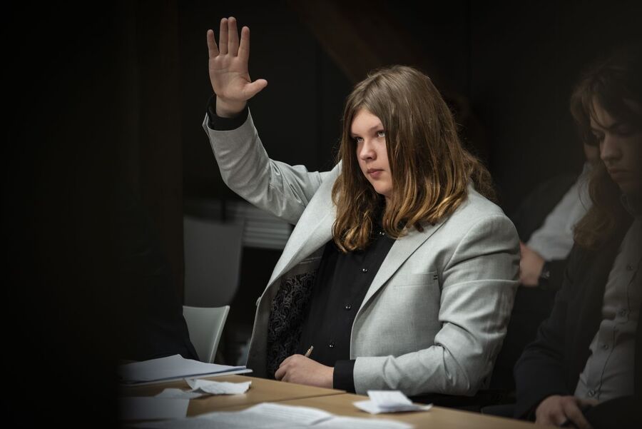 Finał X Małopolskiego Turnieju Debat Historycznych. Fot. Agnieszka Masłowska (IPN)