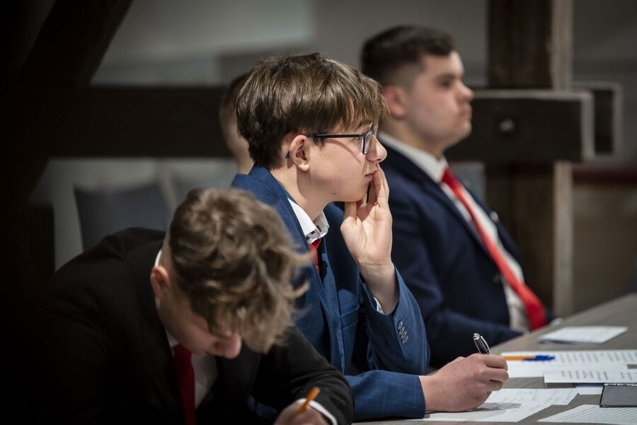 Finał X Małopolskiego Turnieju Debat Historycznych. Fot. Agnieszka Masłowska (IPN)