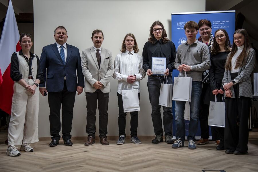 Finał X Małopolskiego Turnieju Debat Historycznych. Fot. Agnieszka Masłowska (IPN)