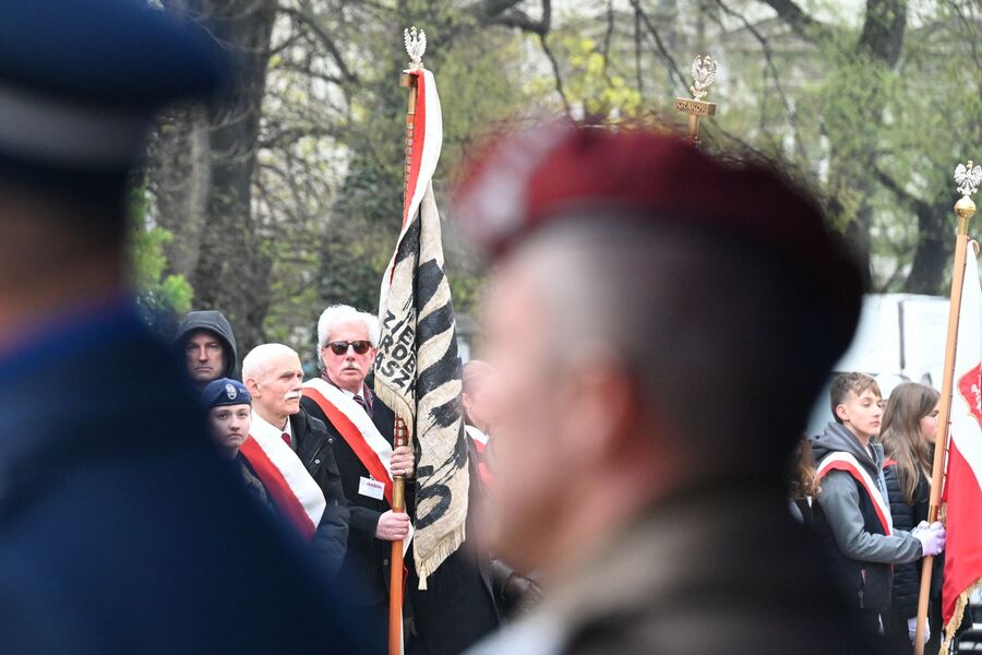 Krakowskie uroczystości poświęcone ofiarom zbrodni katyńskiej. Fot. Janusz Ślęzak (IPN)