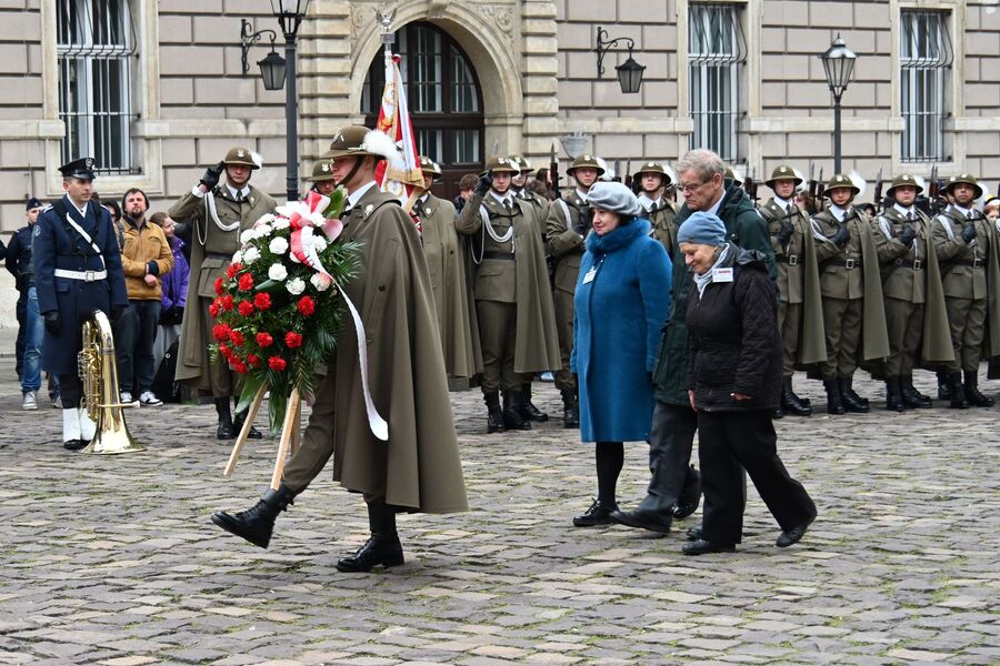 Krakowskie uroczystości poświęcone ofiarom zbrodni katyńskiej. Fot. Janusz Ślęzak (IPN)