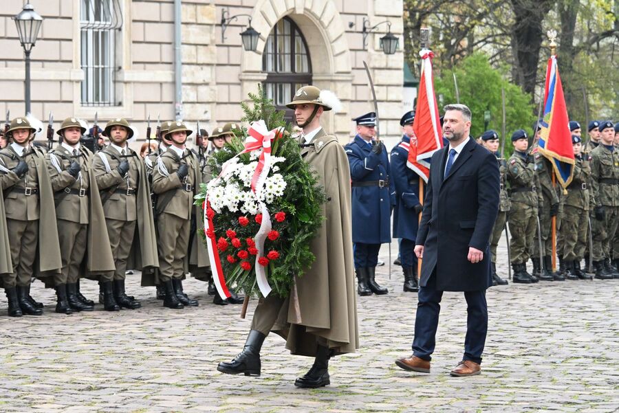 Krakowskie uroczystości poświęcone ofiarom zbrodni katyńskiej. Fot. Janusz Ślęzak (IPN)