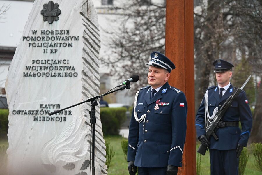 Krakowskie uroczystości poświęcone ofiarom zbrodni katyńskiej. Fot. Janusz Ślęzak (IPN)
