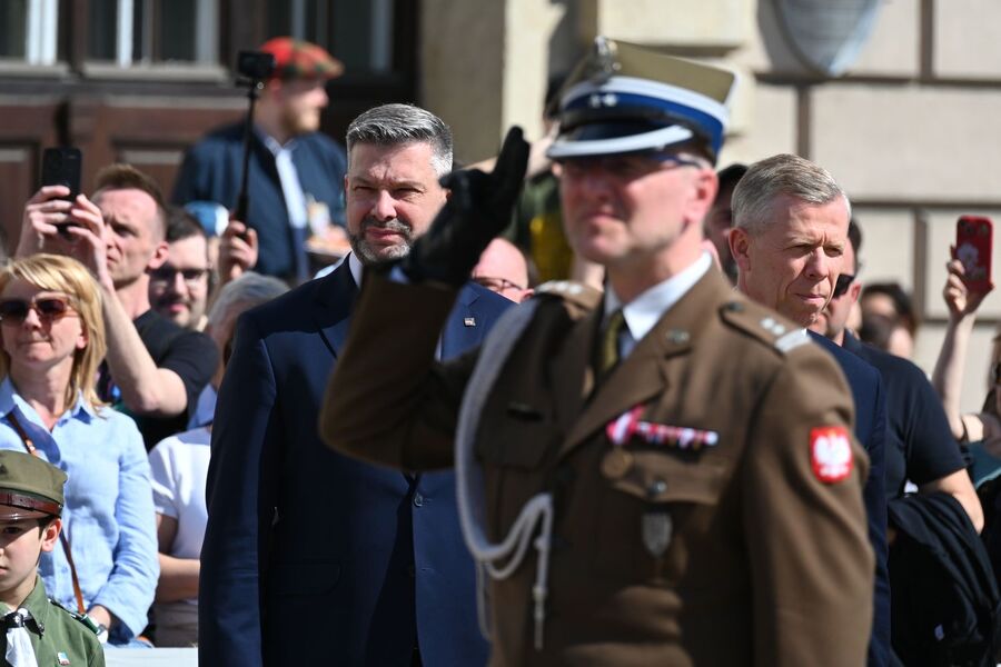 Dzień Pamięci Ofiar Zbrodni Katyńskiej. Uroczystość w Krakowie z udziałem Prezydenta RP. Fot. Janusz Ślęzak (IPN)