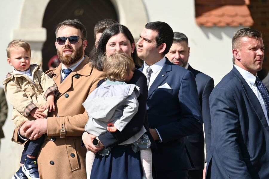 Dzień Pamięci Ofiar Zbrodni Katyńskiej. Uroczystość w Krakowie z udziałem Prezydenta RP. Fot. Janusz Ślęzak (IPN)