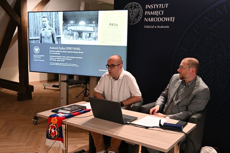 Spotkanie z cyklu „Archiwalna środa” poświęcone Antoniemu Łyce. Fot. Janusz Ślęzak (IPN)