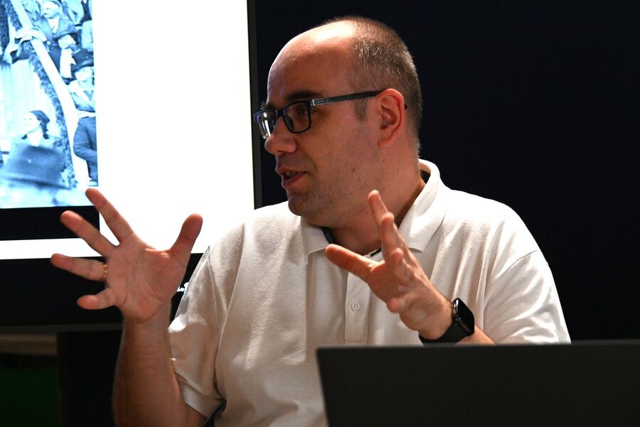 Spotkanie z cyklu „Archiwalna środa” poświęcone Antoniemu Łyce. Fot. Janusz Ślęzak (IPN)