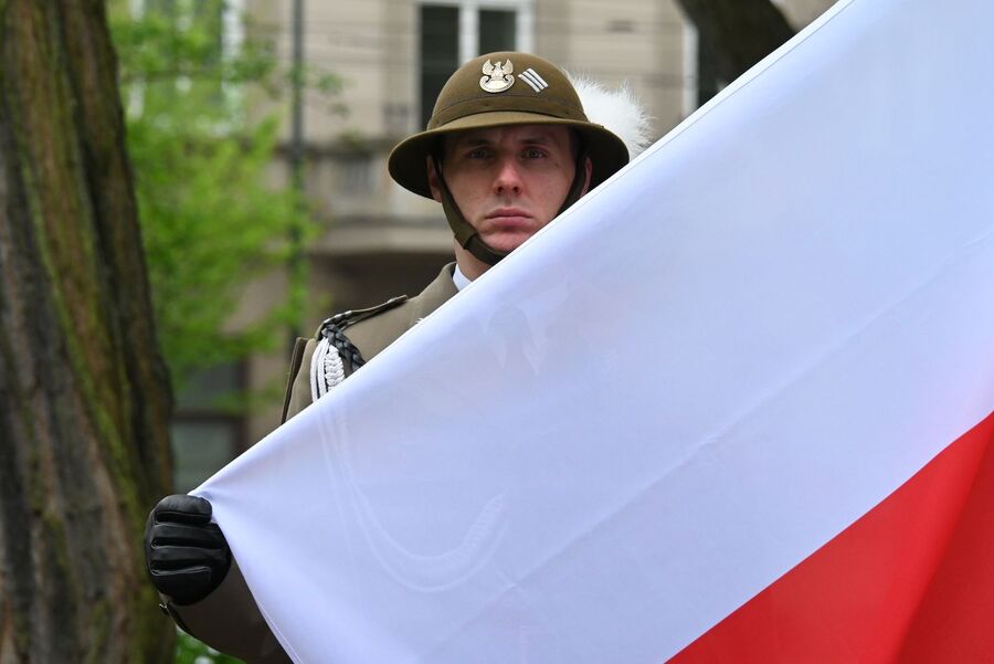 Uroczystość w związku z 80. rocznicą śmierci płk. Narcyza Wiatra „Zawojny”. Fot. Janusz Ślęzak (IPN)
