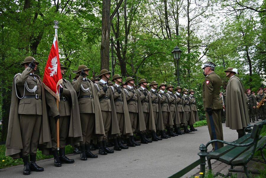 Uroczystość w związku z 80. rocznicą śmierci płk. Narcyza Wiatra „Zawojny”. Fot. Janusz Ślęzak (IPN)