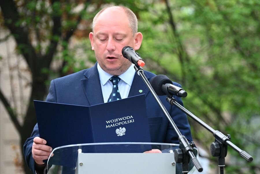 Uroczystość w związku z 80. rocznicą śmierci płk. Narcyza Wiatra „Zawojny”. Fot. Janusz Ślęzak (IPN)