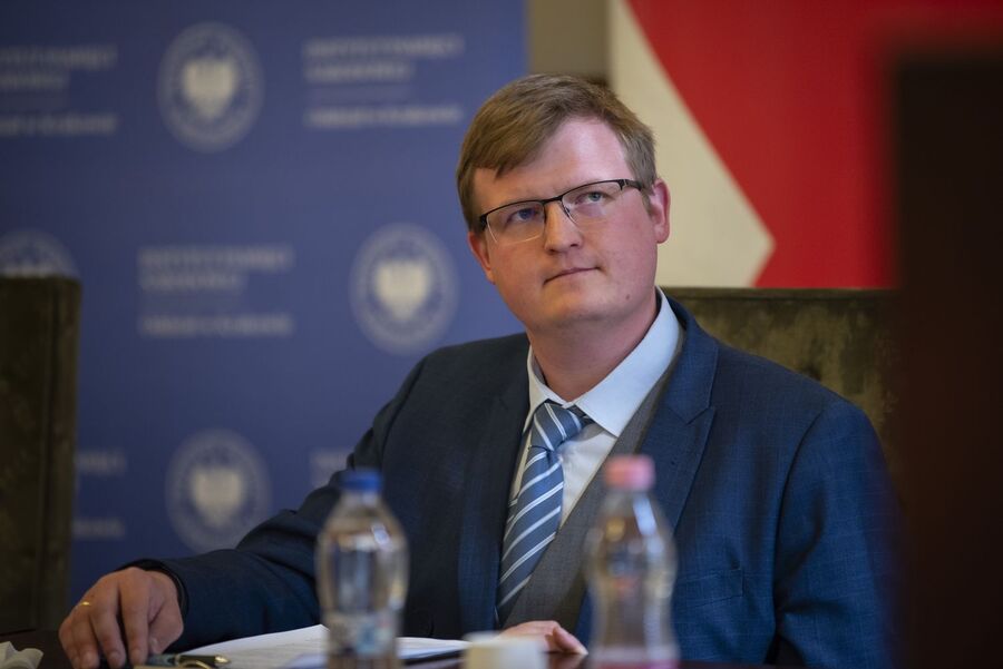 Dyskusja panelowa w Eötvös Loránd University w Budapeszcie. Fot. Agnieszka Masłowska (IPN)