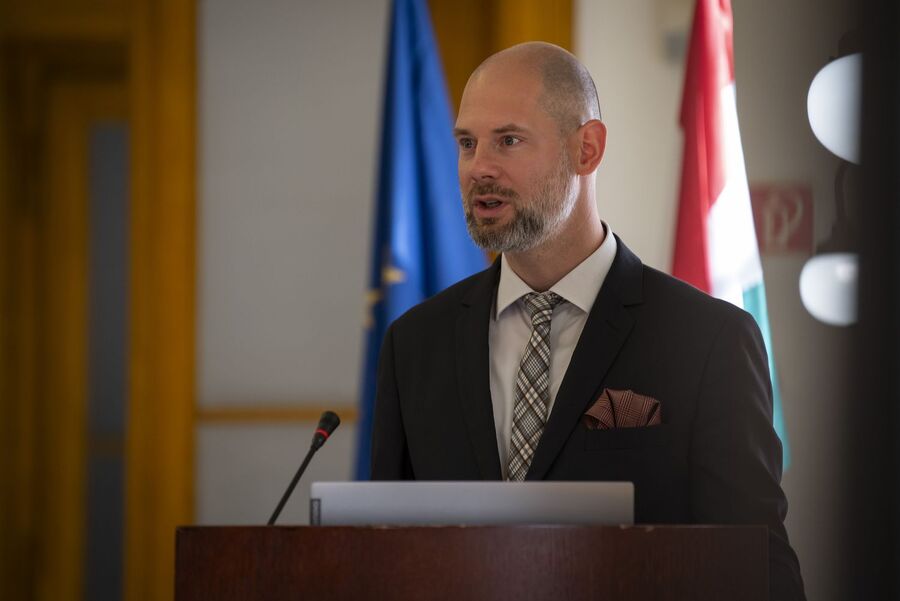 Dyskusja panelowa w Eötvös Loránd University w Budapeszcie. Fot. Agnieszka Masłowska (IPN)