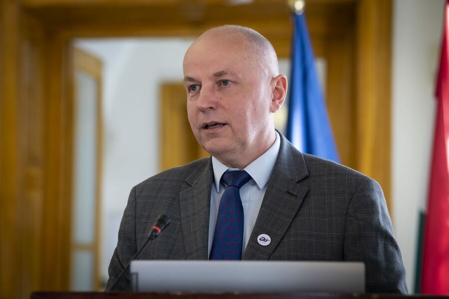 Dyskusja panelowa w Eötvös Loránd University w Budapeszcie. Fot. Agnieszka Masłowska (IPN)