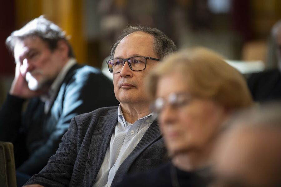 Dyskusja panelowa w Eötvös Loránd University w Budapeszcie. Fot. Agnieszka Masłowska (IPN)