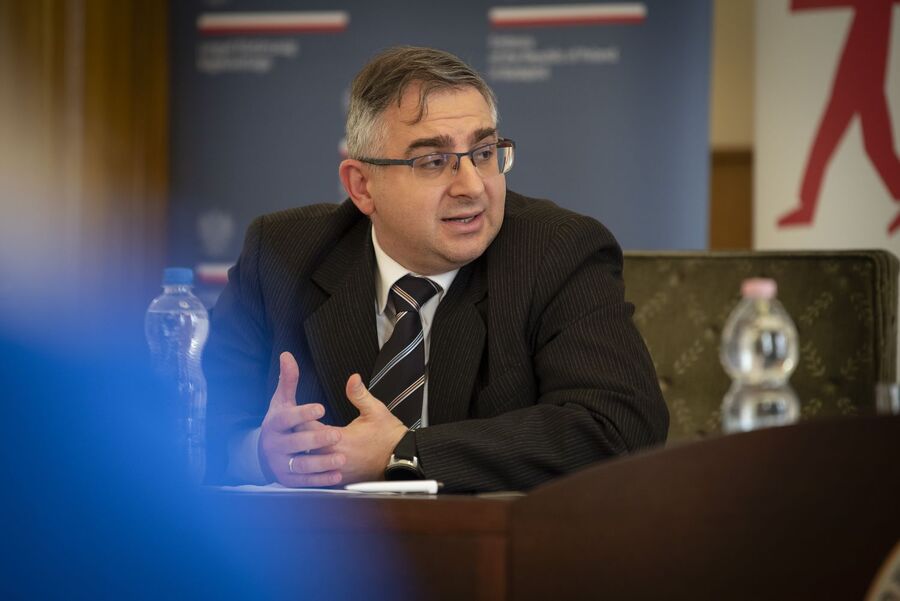 Dyskusja panelowa w Eötvös Loránd University w Budapeszcie. Fot. Agnieszka Masłowska (IPN)