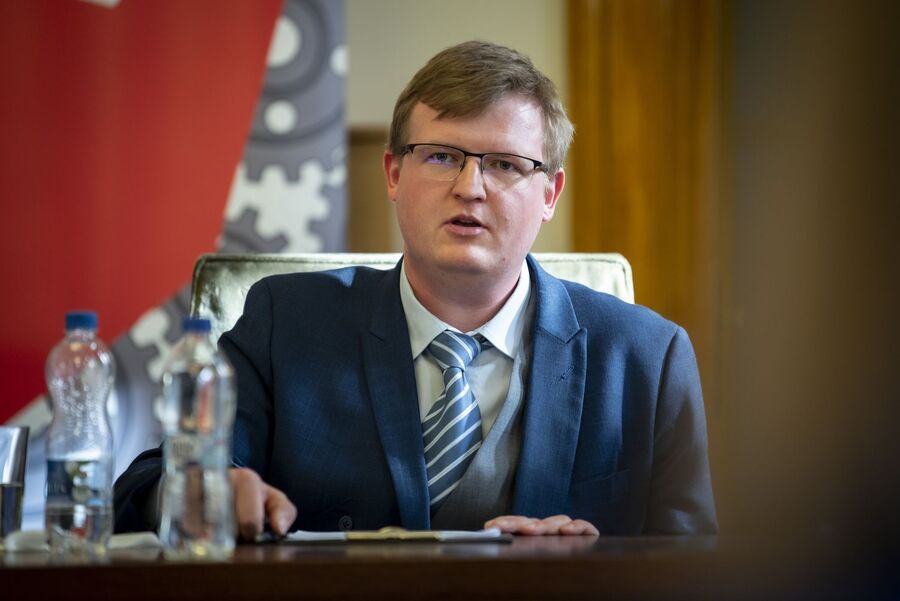 Dyskusja panelowa w Eötvös Loránd University w Budapeszcie. Fot. Agnieszka Masłowska (IPN)