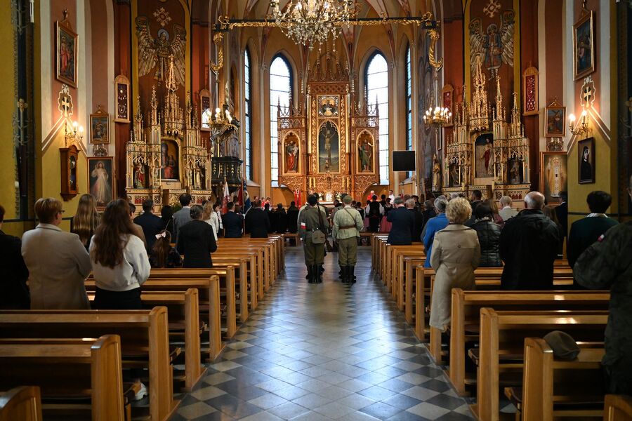 80. rocznica śmierci Genowefy Kroczek „Lotte”. Fot. Janusz Ślęzak (IPN)