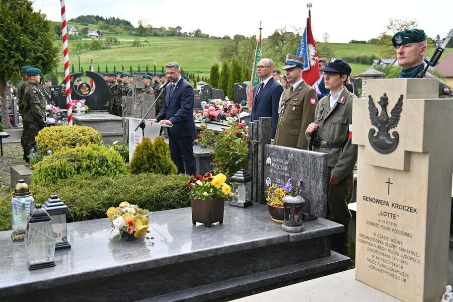 80. rocznica śmierci Genowefy Kroczek „Lotte”. Fot. Janusz Ślęzak (IPN)