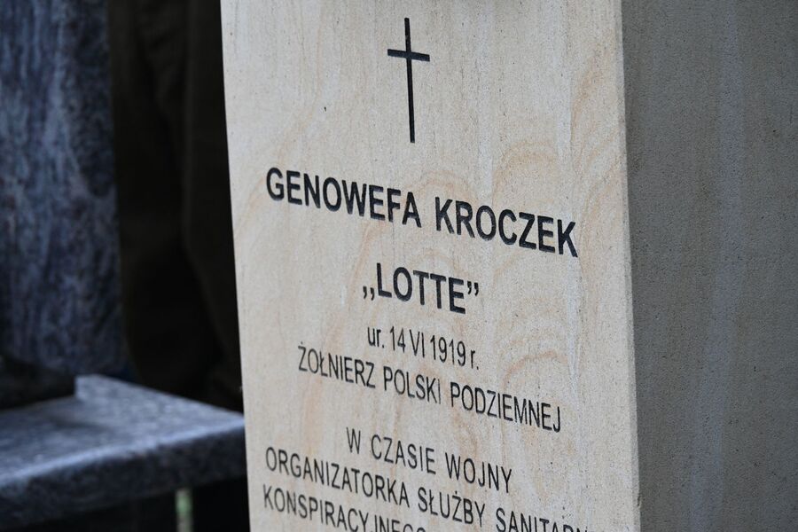 80. rocznica śmierci Genowefy Kroczek „Lotte”. Fot. Janusz Ślęzak (IPN)