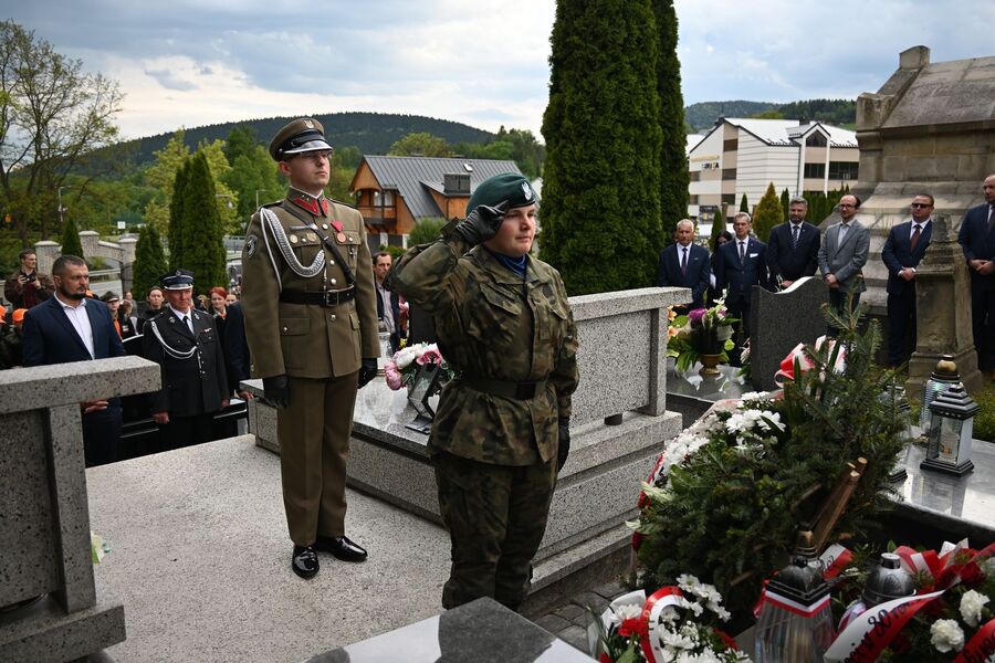 80. rocznica śmierci Genowefy Kroczek „Lotte”. Fot. Janusz Ślęzak (IPN)