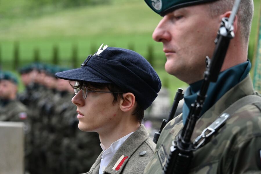 80. rocznica śmierci Genowefy Kroczek „Lotte”. Fot. Janusz Ślęzak (IPN)