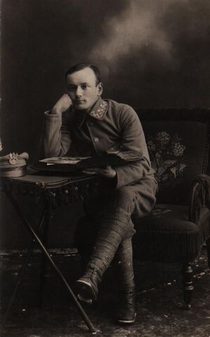 Alojzy Kaczmarczyk w czasach służby w Legionach Polskich. Fot. z archiwum rodzinnego