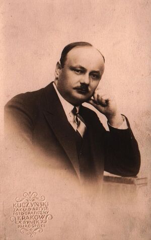 Alojzy Kaczmarczyk jako przedwojenny starosta. Fot. z archiwum rodzinnego