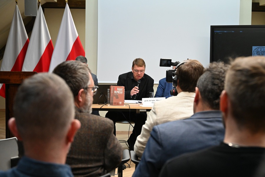 Konferencja naukowa „Polowanie na szpiegów...”. Fot. Żaneta Wierzgacz (IPN)